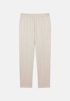LACOSTE Pantaloni CASUAL TROUSERS panna per uomo con elastico in vita e tasche a filetto. XH0197 8LX LACOSTE 