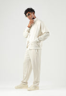 LACOSTE Pantaloni CASUAL TROUSERS panna per uomo con elastico in vita e tasche a filetto. XH0197 8LX LACOSTE 