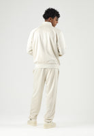 LACOSTE Pantaloni CASUAL TROUSERS panna per uomo con elastico in vita e tasche a filetto. XH0197 8LX LACOSTE 