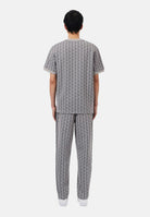 LACOSTE Pantalone sportivo grigio da uomo con monogramma Paris XH1440 41I LACOSTE 