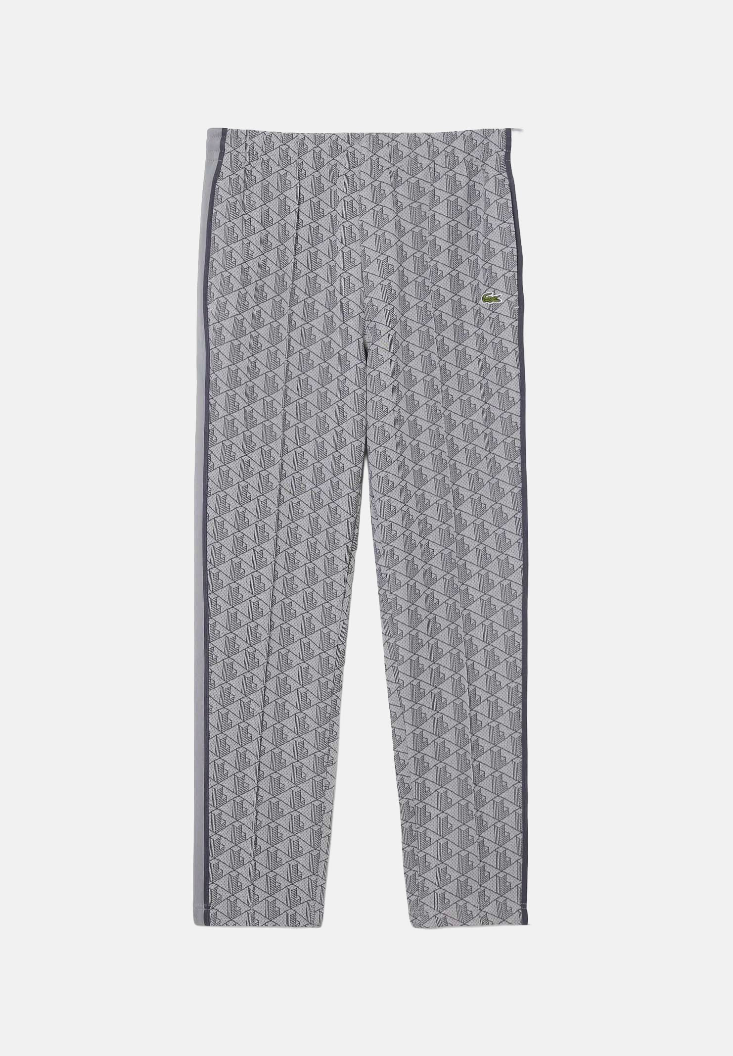 LACOSTE Pantalone sportivo grigio da uomo con monogramma Paris XH1440 41I LACOSTE 