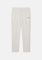 LACOSTE Pantaloni sportivi bianchi da uomo con monogramma Paris XH1440 4IW LACOSTE 