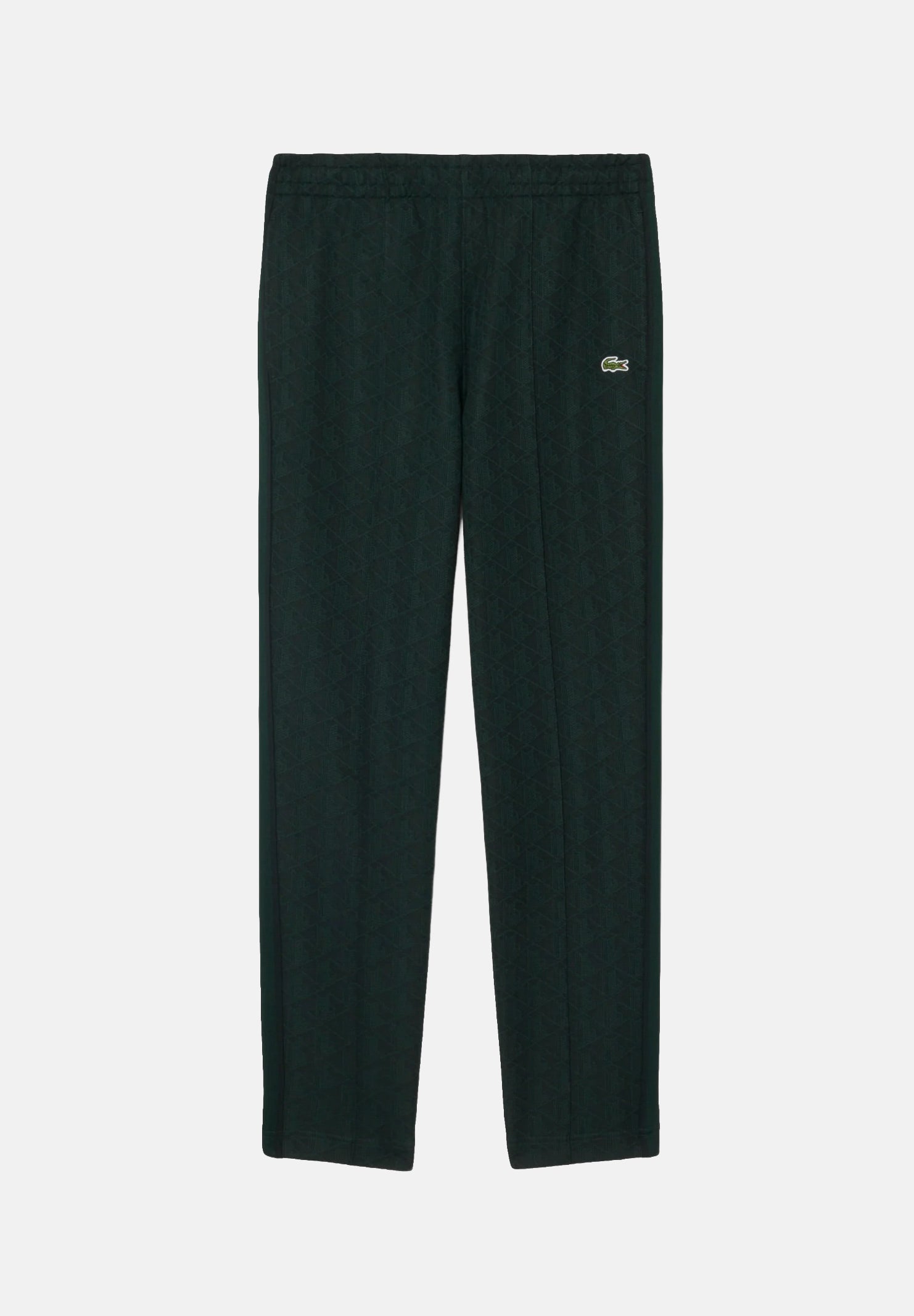 LACOSTE Pantaloni REGULAR-FIT TRACK PANTS verde per uomo in tessuto tecnico con coulisse XH1440 SPU LACOSTE 