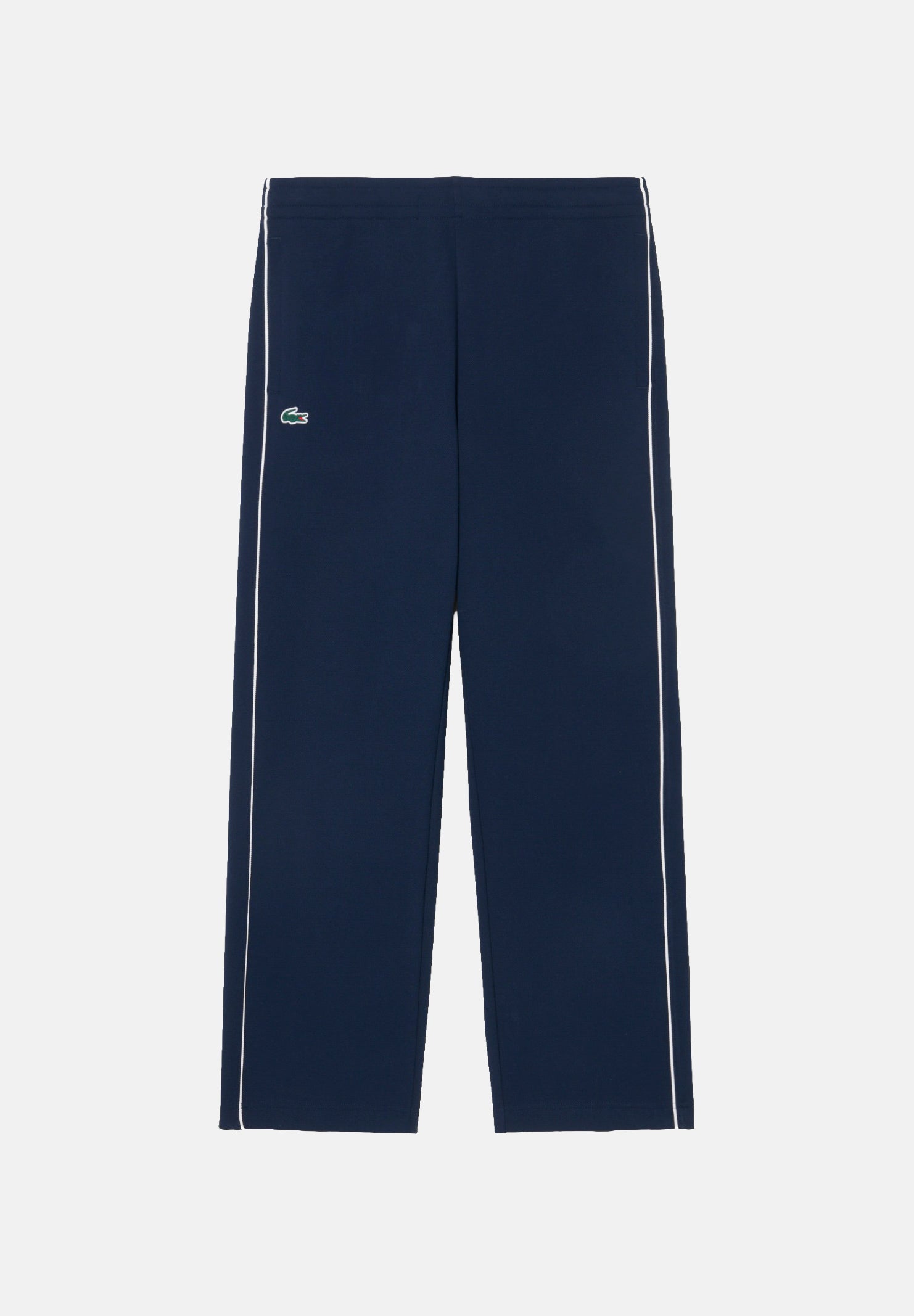 LACOSTE Pantaloni TRACK PANTS WITH PIPING blu per uomo con profili a contrasto lungo le gambe XH6932 HHW LACOSTE 