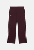 LACOSTE Pantaloni TRACK PANTS WITH PIPING bordeaux  per uomo con profili a contrasto lungo le gambe XH6932 ZB5 LACOSTE 