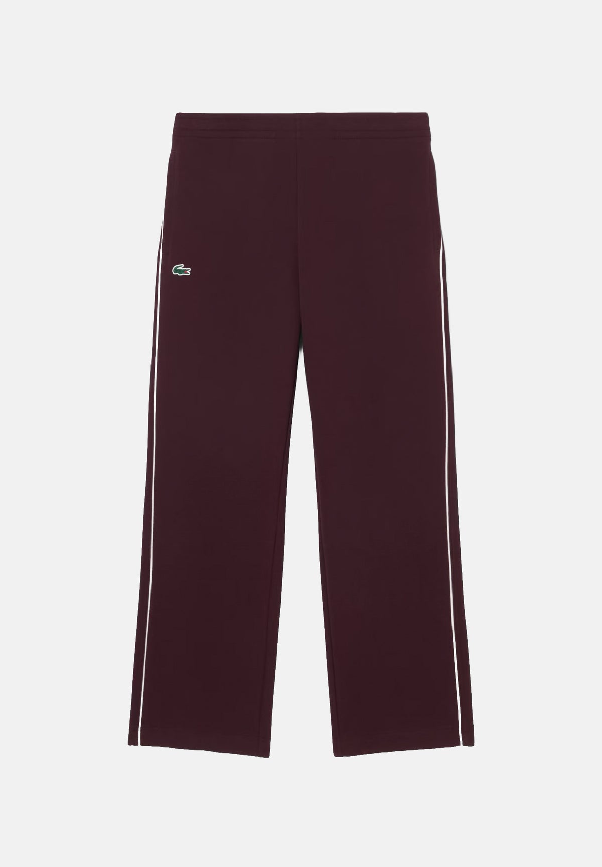 LACOSTE Pantaloni TRACK PANTS WITH PIPING bordeaux  per uomo con profili a contrasto lungo le gambe XH6932 ZB5 LACOSTE 