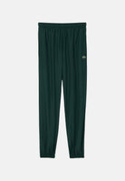 LACOSTE Pantaloni ELASTICATED CUFF verde per uomo con polsini elasticizzati alle caviglie. XH8706 TE2 LACOSTE 