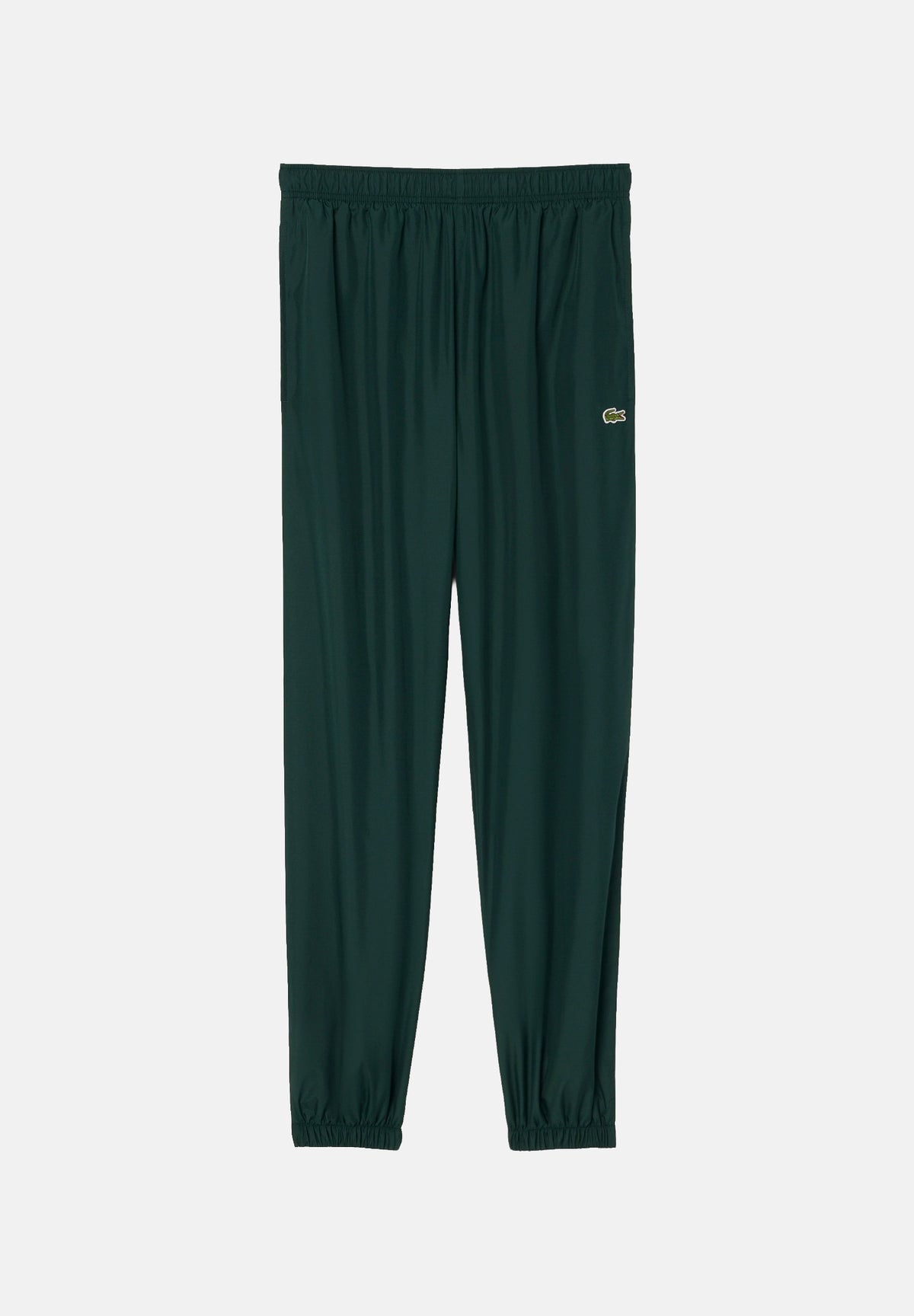 LACOSTE Pantaloni ELASTICATED CUFF verde per uomo con polsini elasticizzati alle caviglie. XH8706 TE2 LACOSTE 