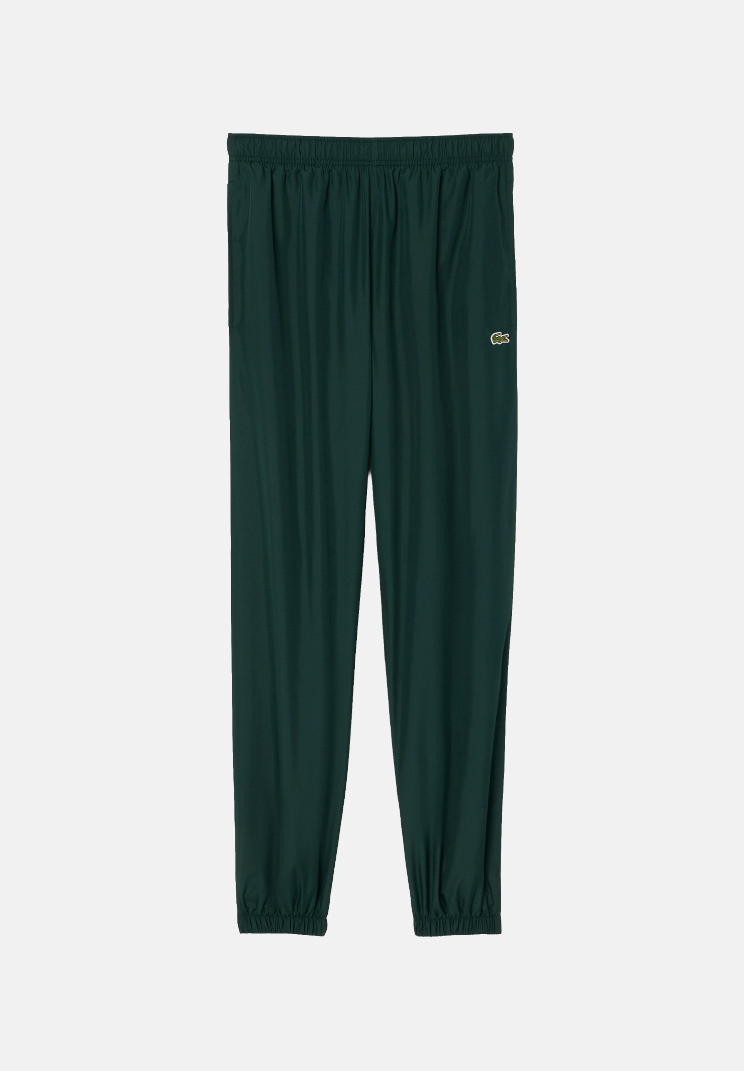 LACOSTE Pantaloni ELASTICATED CUFF verde per uomo con polsini elasticizzati alle caviglie. XH8706 TE2 LACOSTE 