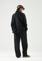LACOSTE Pantaloni sportivi neri da uomo e donna con coccodrillo ricamato. XH8867 031 LACOSTE 