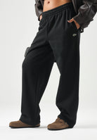 LACOSTE Pantaloni sportivi neri da uomo e donna con coccodrillo ricamato. XH8867 031 LACOSTE 