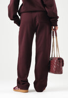 LACOSTE Pantaloni sportivi bordeaux per uomo e donna con logo ricamato. XH8867 3KE LACOSTE 