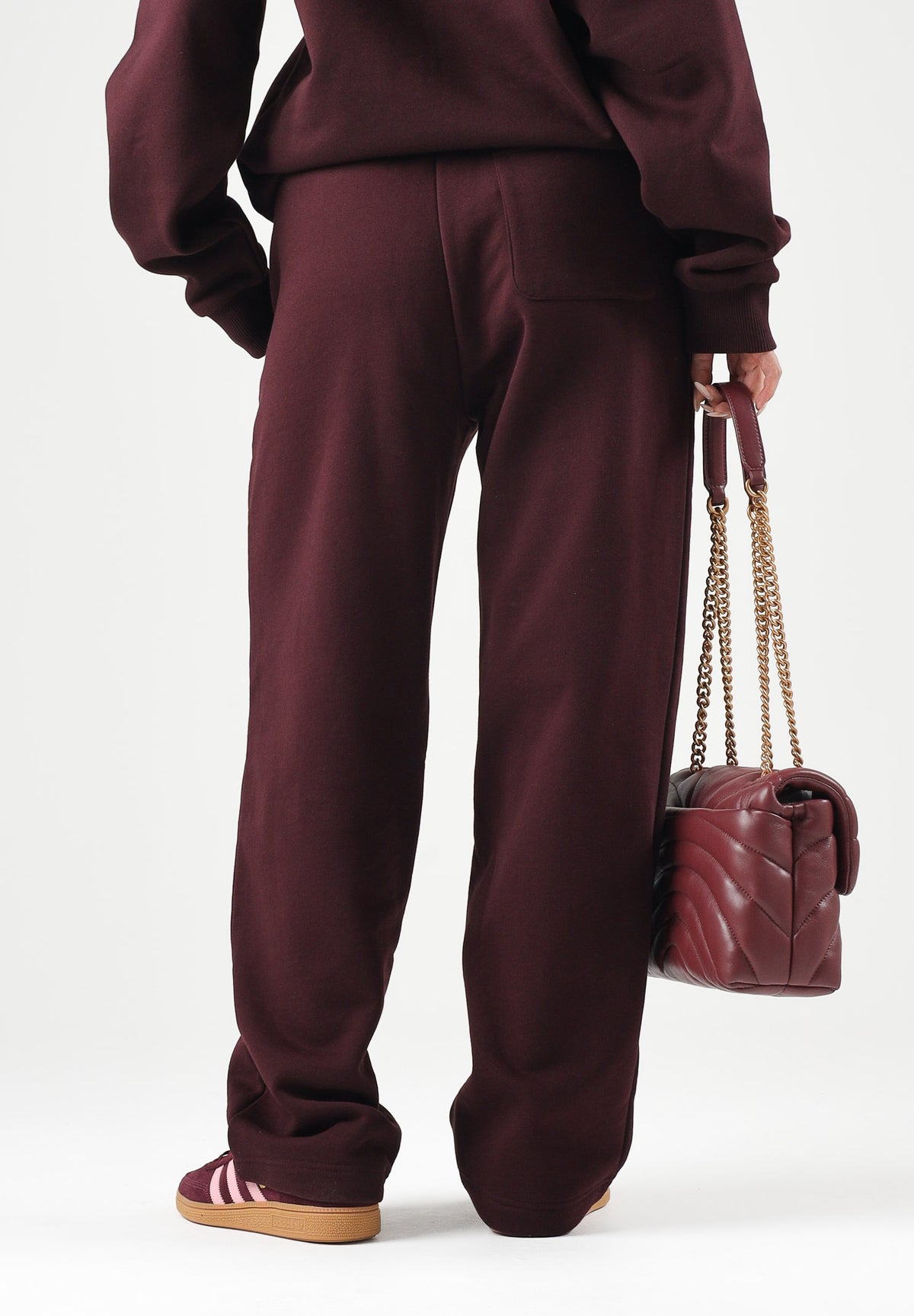 LACOSTE Pantaloni sportivi bordeaux per uomo e donna con logo ricamato. XH8867 3KE LACOSTE 