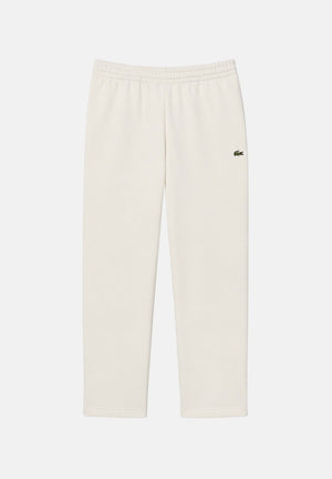 LACOSTE Pantaloni bianchi sportivi per uomo e donna con coccodrillo ricamato XH8867 70V LACOSTE 