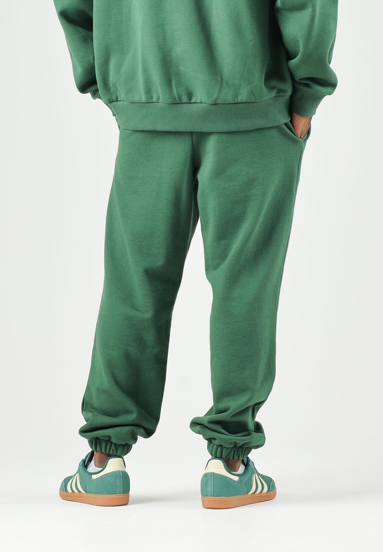 LACOSTE Pantaloni verdi per uomo e donna  con vita elasticizzata e logo iconico XH9207 132 LACOSTE 
