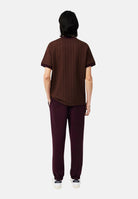 LACOSTE Pantaloni sportivi marrone per uomo e donna con logo ricamato XH9207 3KE LACOSTE 
