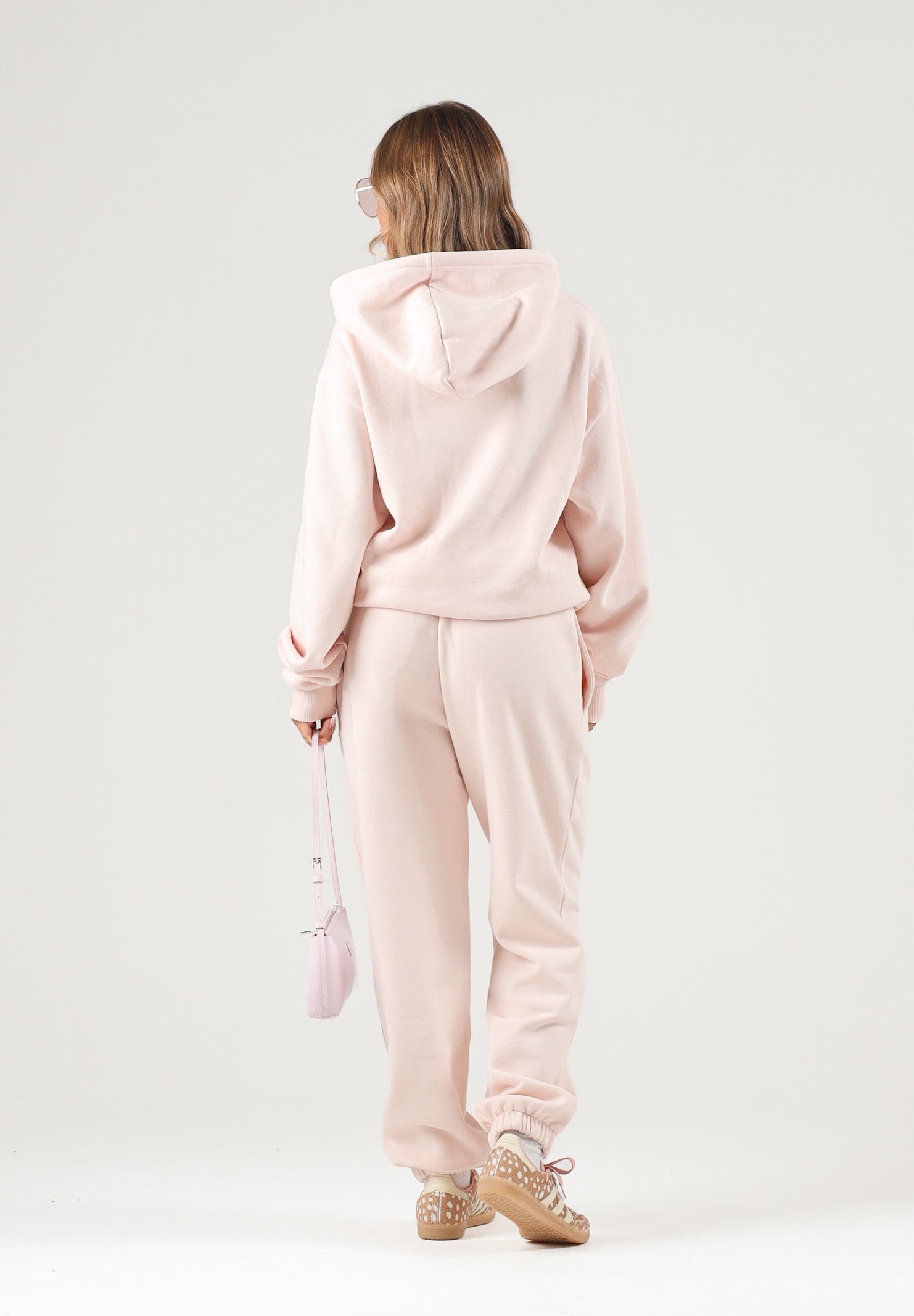 LACOSTE Pantaloni sportivi rosa per uomo e donna, con logo ricamato XH9207 N6I LACOSTE 
