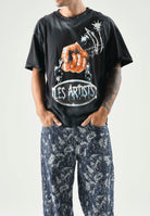 LES ARTISTS T-shirt LES ARTISTS CHAIN  per uomo e donna con stampa grafica 27SSLATS1123 121 LES ARTISTS 
