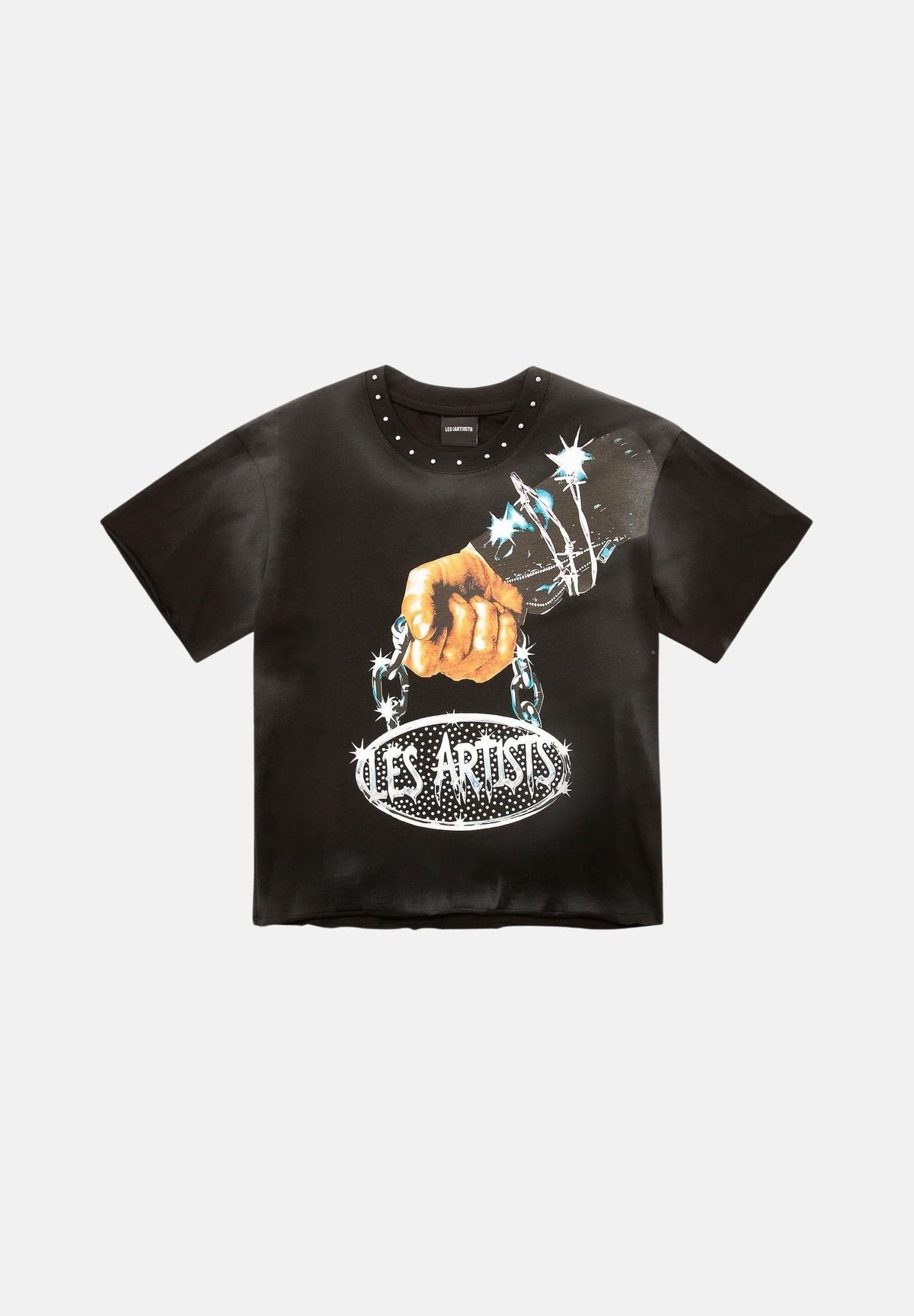 LES ARTISTS T-shirt manica corta LES ARTISTS CHAIN  per uomo e donna con stampa grafica 27SSLATS1123 121 LES ARTISTS 