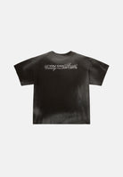 LES ARTISTS T-shirt manica corta  CANDY nera per uomo e donna con stampa grafica frontale a forma di lecca-lecca 27SSLATS1136 121 LES ARTISTS 