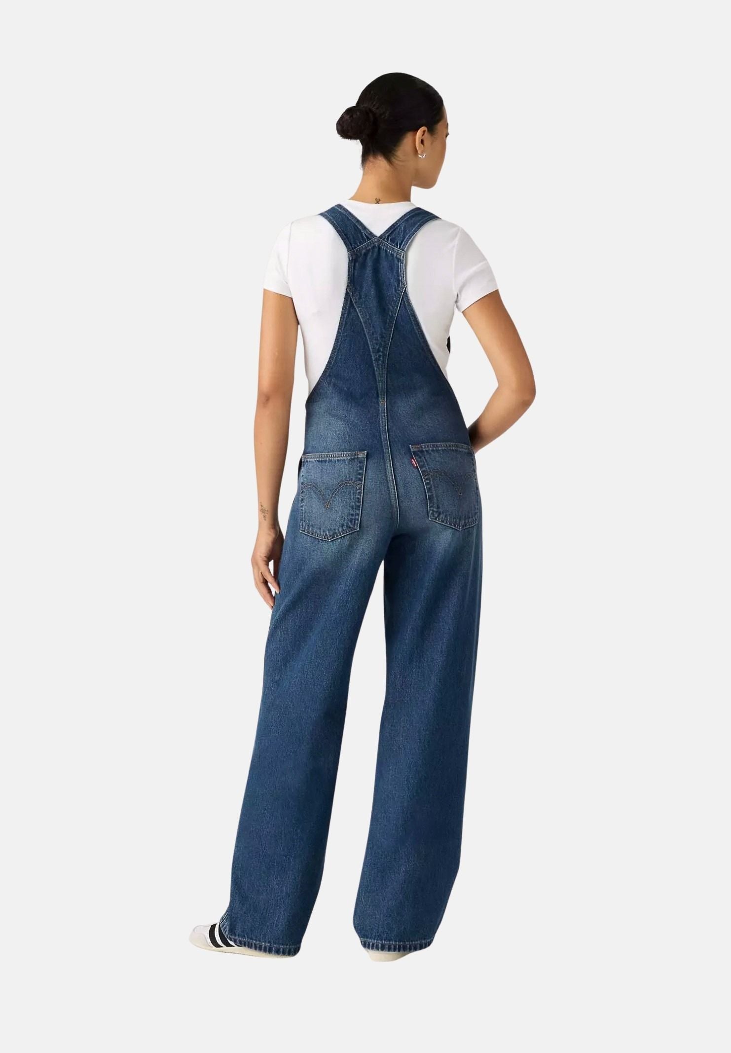 LEVI'S Salopette XL OVERALLS Dark Indigo blu donna con gamba ampia. 000UG-0007 . LEVI'S® 