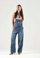 LEVI'S Salopette XL OVERALLS Dark Indigo blu donna con gamba ampia. 000UG-0007 . LEVI'S® 