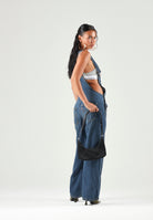 LEVI'S Salopette XL OVERALLS Dark Indigo blu donna con gamba ampia. 000UG-0007 . LEVI'S® 