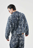 LEVI'S® Giubbotto di jeans med Indigo-blu chiaro da uomo con tasche sul petto e chiusura frontale 0010P-0020 . LEVI'S® 