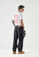 LEVI'S® Jeans BAGGY BARREL nero da uomo in denim nero tinta unita. 0057O-0003 . LEVI'S® 