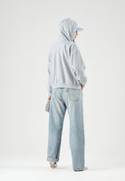 LEVI'S® Jeans 501® '90S SHORT CUT  med indigo denim per uomo e donna con dettagli strappati e lavaggio sfumato 0057U-0020 . LEVI'S® 