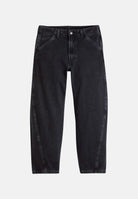 LEVI'S® Jeans BAGGY BARREL in tinta unita denim nero da uomo. 0057O-0003 . LEVI'S® 