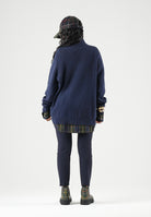 LEVI'S® Cardigan con zip  blu per uomo e donna con mini logo tono su tono 0058U-0000 . LEVI'S® 