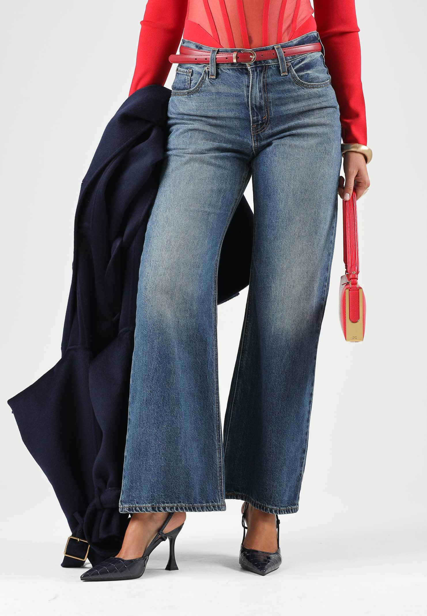 LEVI'S® Jeans LOOSE BOT  indigo blu per donna con lavaggio scuro e tasche classiche. 005DO-0005 . LEVI'S® 