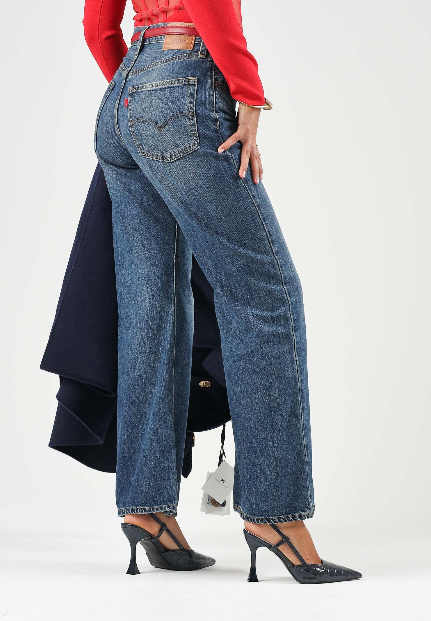 LEVI'S® Jeans LOOSE BOT  indigo blu per donna con lavaggio scuro e tasche classiche. 005DO-0005 . LEVI'S® 