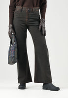 LEVI'S® Jeans LOOSE BOT  marrone da donna in denim con cinque tasche e passanti per cintura. 005DO-0031 . LEVI'S® 
