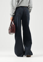 LEVI'S® Jeans XL STRAIGHT DENIM PANTS med indigo per donna con vita media e gamba ampia 0073B-0000 . LEVI'S® 