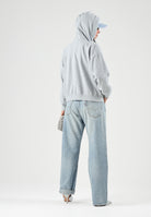 LEVI'S® Felpa con cappuccio grigia  da donna con lacci lunghi regolabili in vita. 0082D-0000 . LEVI'S® 