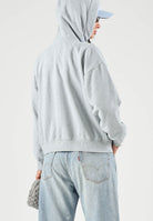 LEVI'S® Felpa con cappuccio grigia  da donna con lacci lunghi regolabili in vita. 0082D-0000 . LEVI'S® 
