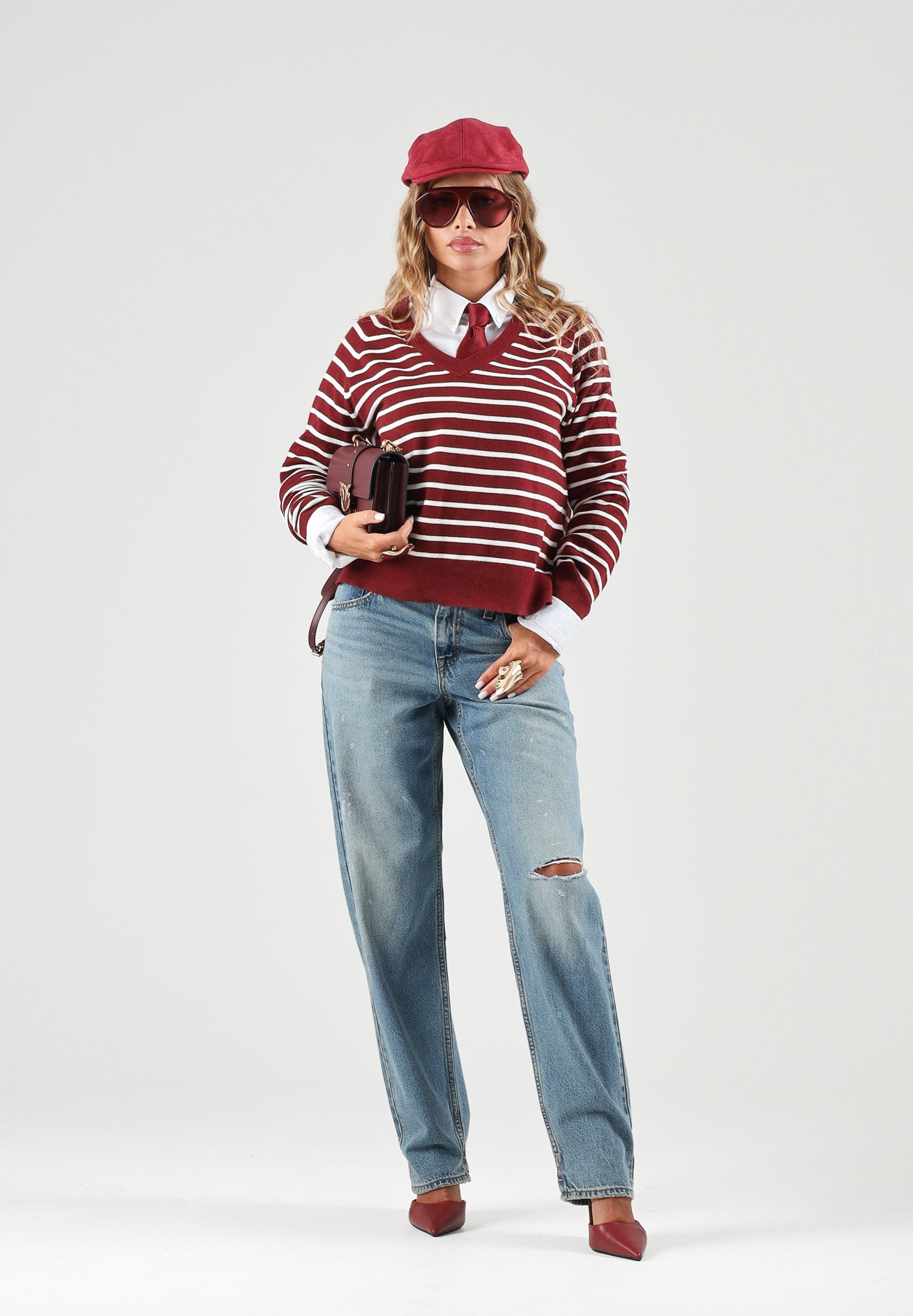 LEVI'S® Jeans TAPERED  indigo per donna con lavaggio medio a cinque tasche 0083N-0002 . LEVI'S® 