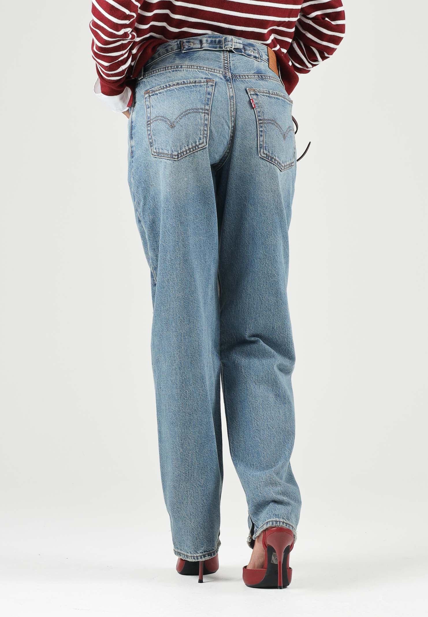 LEVI'S® Jeans TAPERED  indigo per donna con lavaggio medio a cinque tasche 0083N-0002 . LEVI'S® 