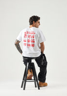 LEVI'S® T-shirt  GRAPHIC TEE ROLL MODELS bianca da uomo con grafiche stampate. 16143-2625 . LEVI'S® 