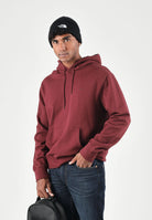 LEVI'S® Felpa con cappuccio bordeaux per uomo con tasca a marsupio frontale. 34581-0065 . LEVI'S® 