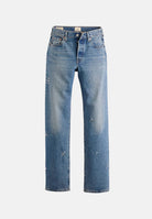 LEVI'S Jeans 501® '90S Med Indigo blu da donna con lavaggio medio, effetto vissuto A1959-0146 . LEVI'S® 