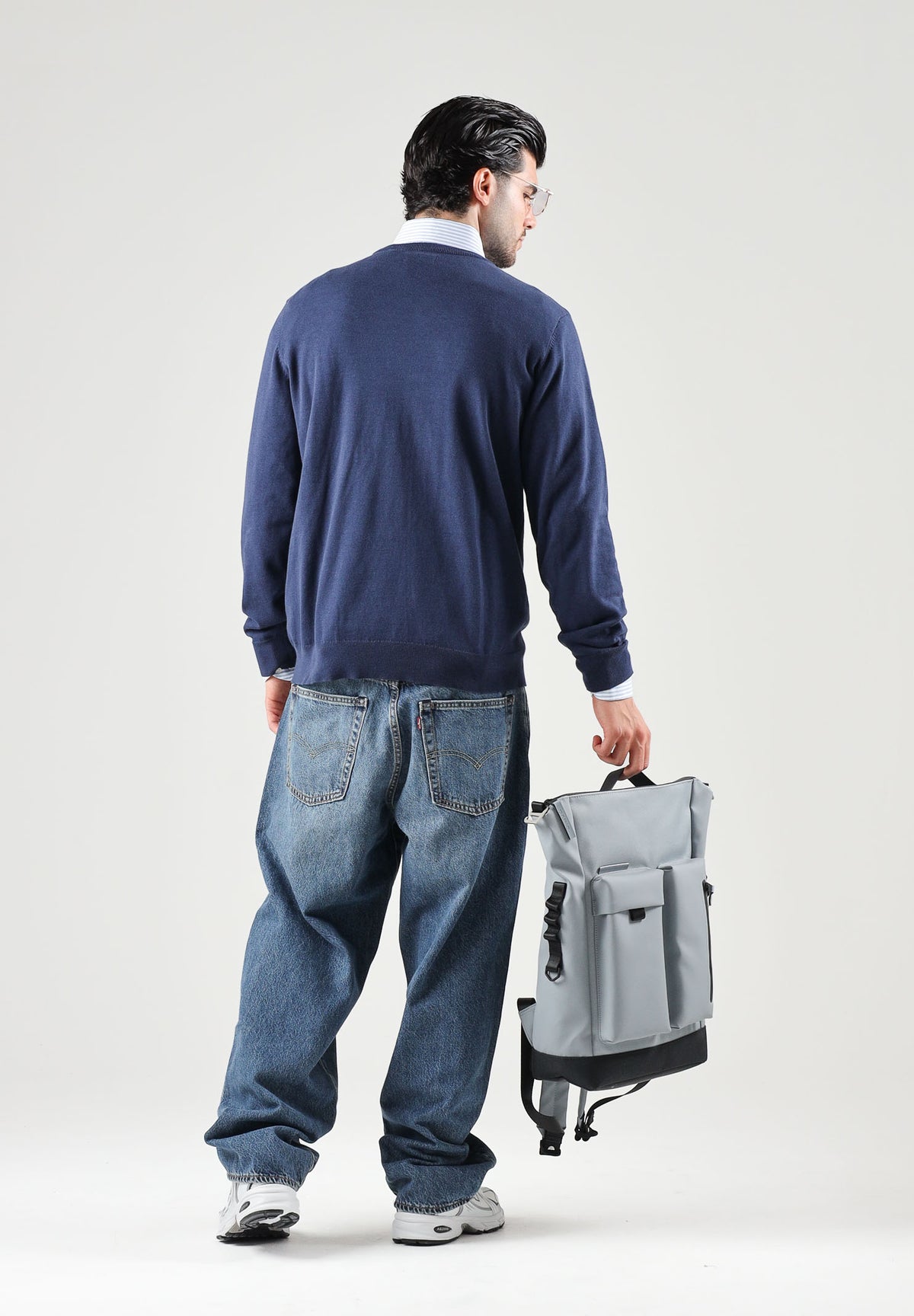 LEVI'S® Jeans blu per uomo con lavaggio medio e taglio baggy A4750-0128 . LEVI'S® 