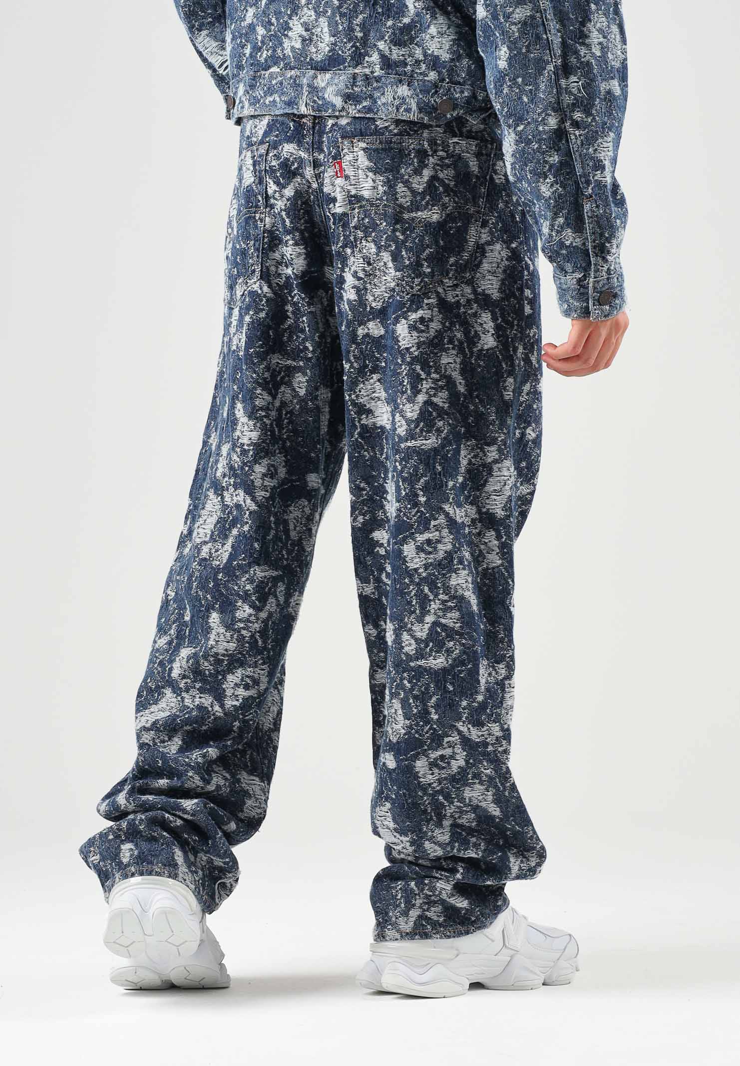 LEVI'S® Jeans 578™ BAGGY Dark Wash, blu indaco scuro, per uomo e donna con motivo fantasia all-over. A4750-0134 . LEVI'S® 