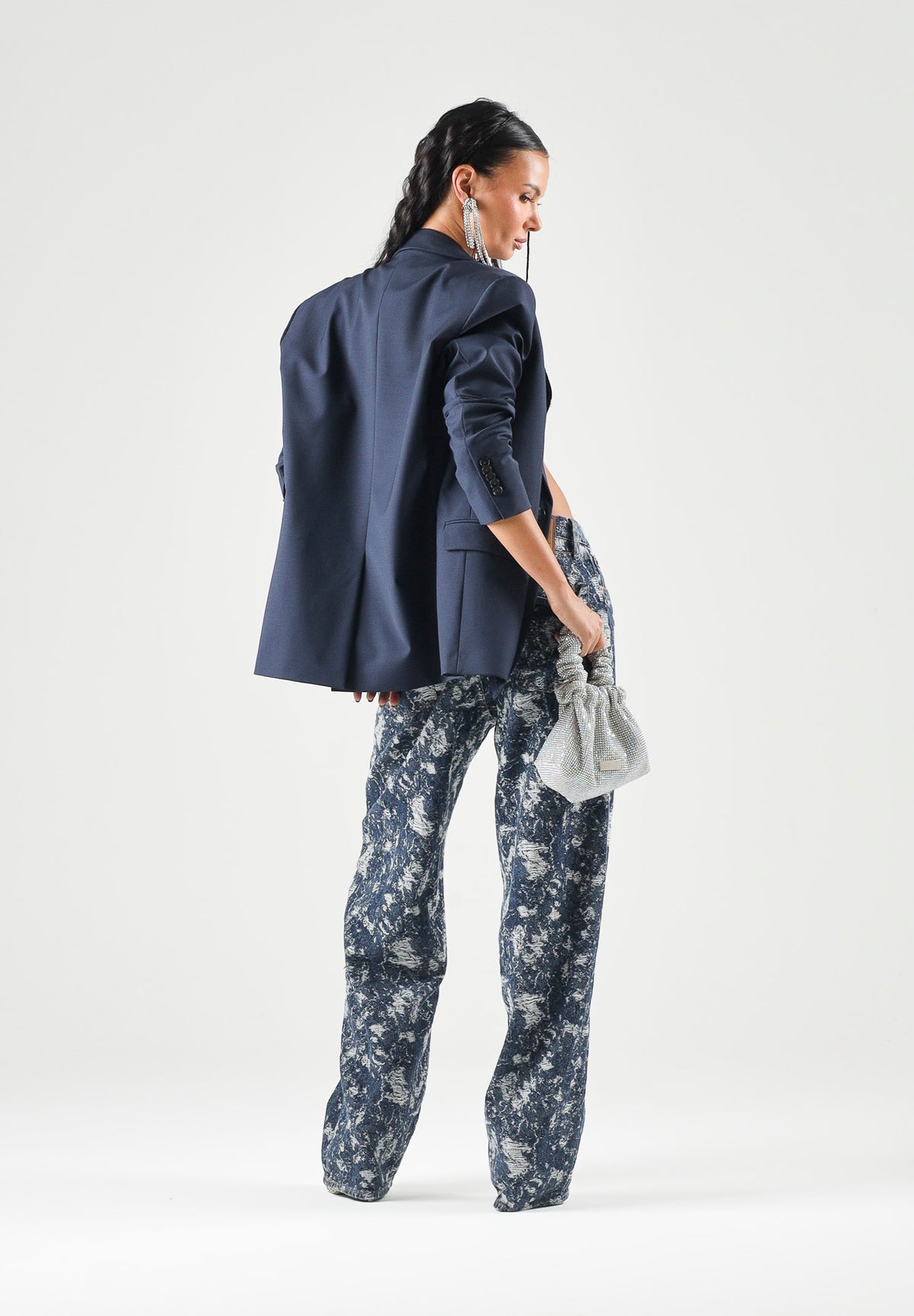 LEVI'S® Jeans 578™ BAGGY Dark Wash, blu indaco scuro, per uomo e donna con motivo fantasia all-over. A4750-0134 . LEVI'S® 
