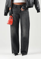 LEVI'S Jeans LOW LOOSE Tech Storm nero da donna con lavaggio sfumato e gamba ampia. A5566-0027 . LEVI'S® 