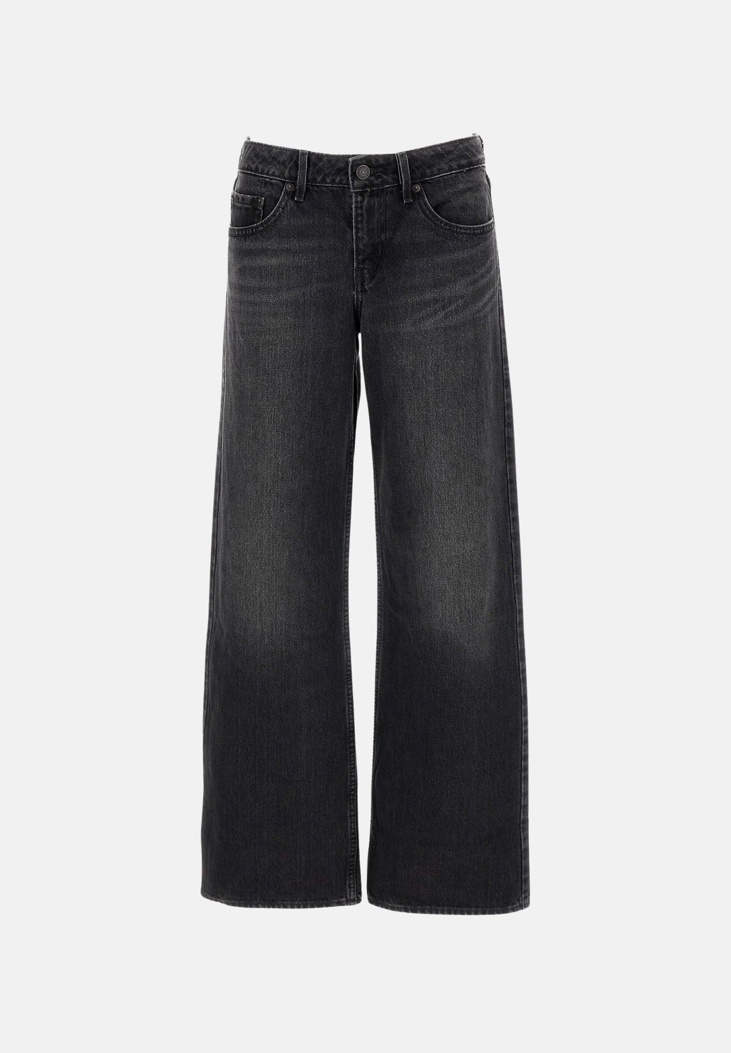 LEVI'S Jeans LOW LOOSE Tech Storm nero da donna con lavaggio sfumato e gamba ampia. A5566-0027 . LEVI'S® 