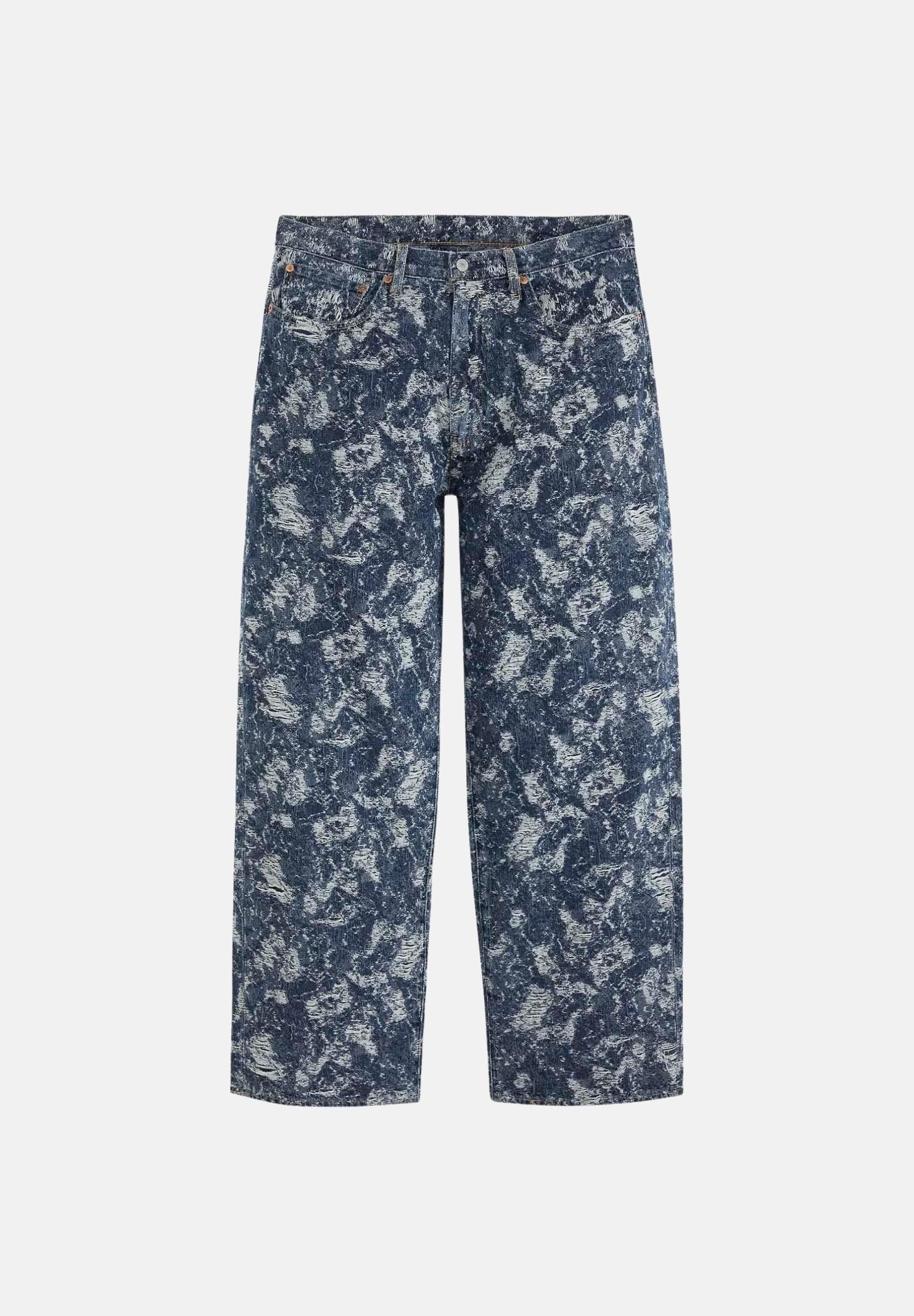 LEVI'S® Jeans 578™ BAGGY Dark Wash, blu indaco scuro, per uomo e donna con motivo fantasia all-over. A4750-0134 . LEVI'S® 