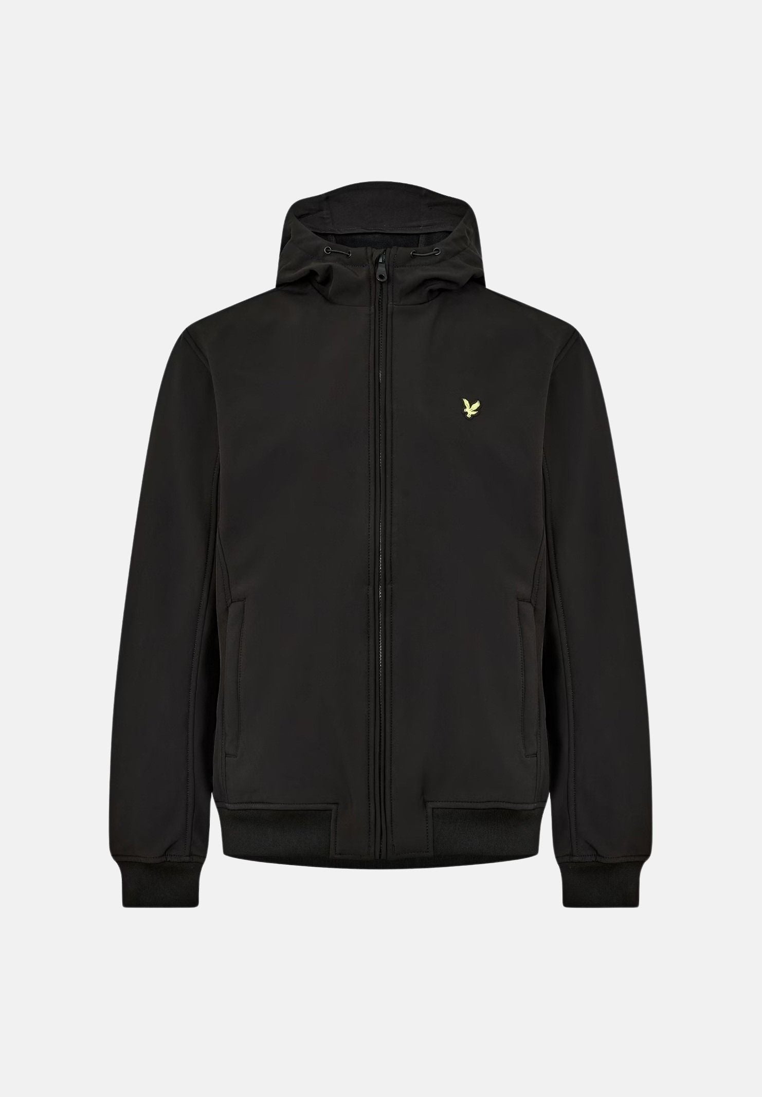 LYLE & SCOTT Giacca a vento softshell foderata in pile nera da uomo JK2110V Z865 LYLE & SCOTT 